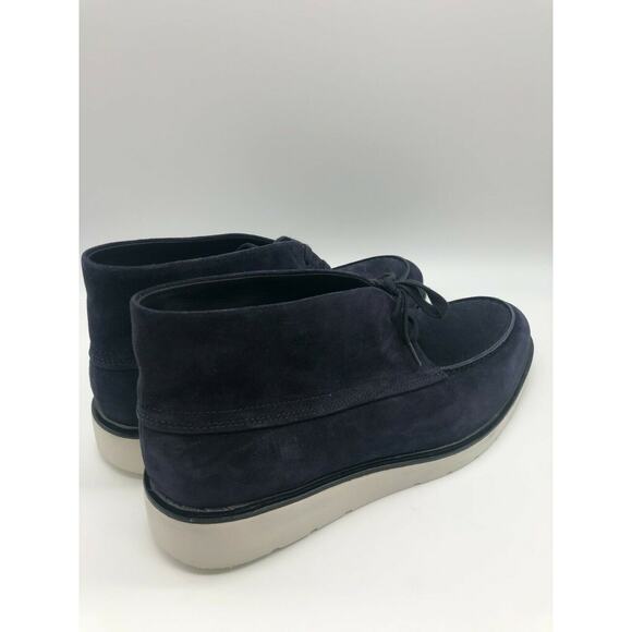 Vince Men's Wayde Suede Chukka Boot Coastal Navy Blue Size US 9.5 $295 - Picture 8 of 12